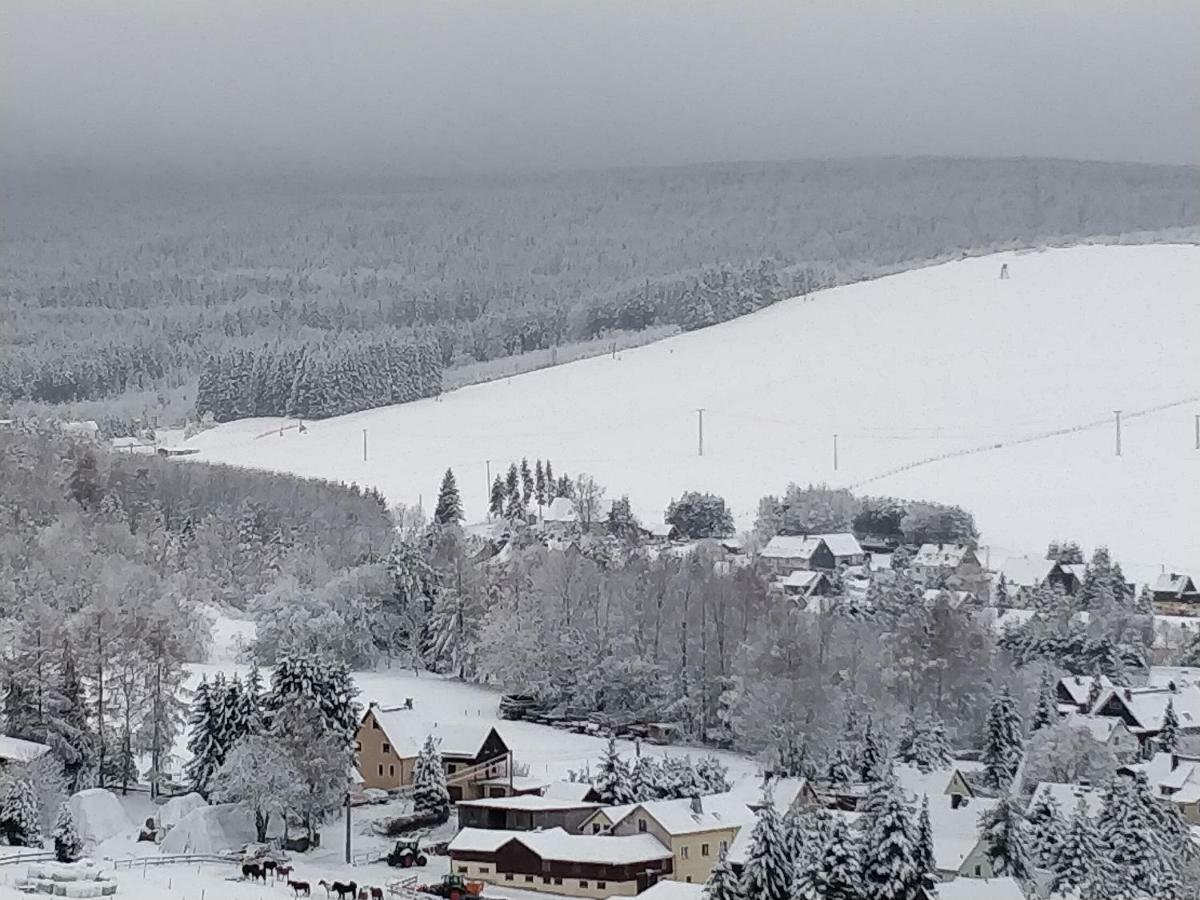 Ferienwohnung Bimmelbahn-Blick Neudorf  ภายนอก รูปภาพ