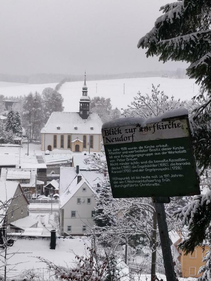 Ferienwohnung Bimmelbahn-Blick Neudorf  ภายนอก รูปภาพ
